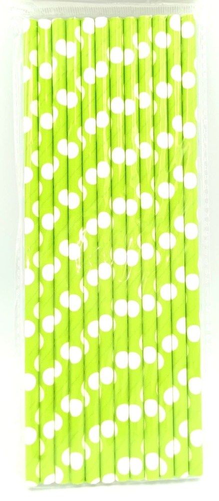 Καλαμακια Χαρτινα Για Party 20Cm 12Pcs